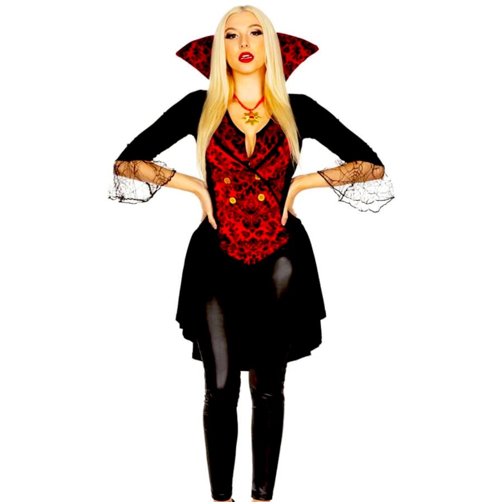 Tipsy Elves, size Small, red and black vampire costume.